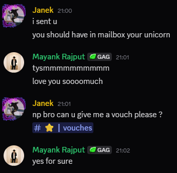1x Unicorn attached proof